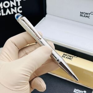 قلم مونت بلانك فضي